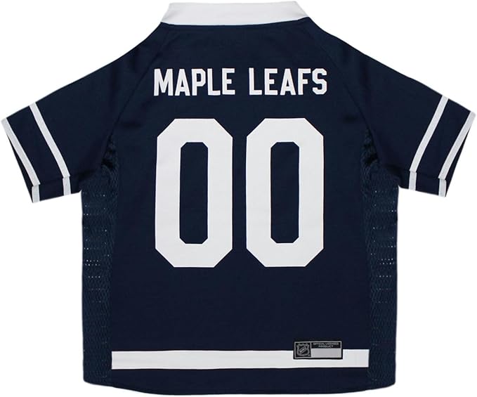 Pets First NHL Toronto Maple Leafs Jersey for Dogs & Cats, X-Small. - Let Your Pet Be A Real NHL Fan!