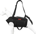 OneTigris Full Body Dog Carry Sling for Large Dogs, Dog Lift Harness Backpack Carrier with Handles, for Senior Dogs, Joint Injuries, Up and Down Stairs (Black, L)