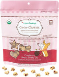 CocoTherapy Coco-Charms Training Treats, 100% USDA Certified Organic, Non-GMO, Vegan, 100% Human Grade, Cranberry Sweet Potato Pie, 5 oz.