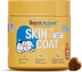 Dogsee Activet+ Dog Skin Coat Supplement Chews, with Omega 3, Omega 6, Biotin & Collagen, Itchy Skin & Shiny Coat Support, Chicken Flavor – 90 Chews