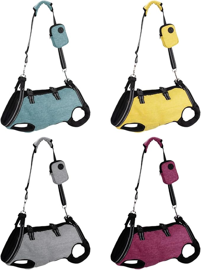 Full Body Dog Lift Harness with Ergonomic Designs for Elderly Dog with Shock Absorption and Adjustable Strap