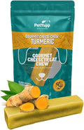 1 Large Turmeric Yak Cheese Himalayan Dog Chews - Rich Protein & Low Fat Turmeric Yak Chews for Dogs - Gluten-Free & Lactose-Free Treats for Small, Medium & Large Dogs