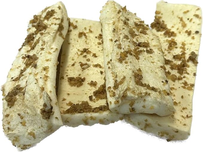 Amazing Dog Treats - Beef Cheek Strips Premium Dog Chew (Bully Dust 6 Inch - 12 Pack) - NO Odor - Thick Cut - Rawhide Alternative - Beef Cheek Slice Chip Sticks - No Dyes, Chemicals, or Preservatives
