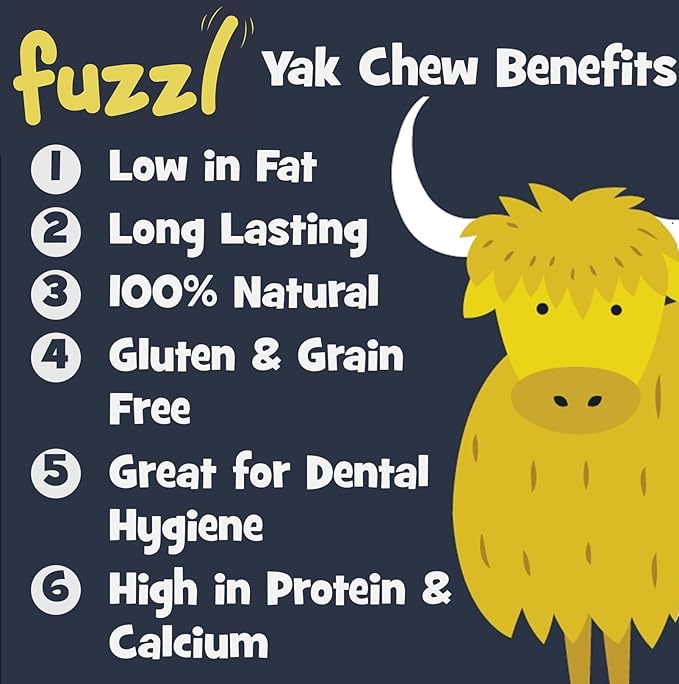 Yak Chews Mango, Coconut, Strawberry, Blueberry Medium Box 4 - Himalayan Yak Chews for Dogs - Natural Yak Cheese Himalayan Dog Chews Dog Chew