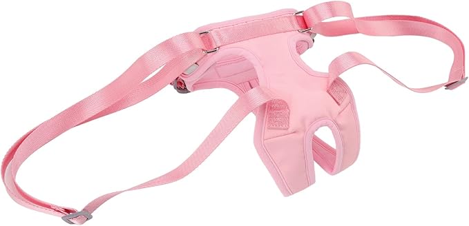 Adjustable Dog Lift Harness, Dog Hind Leg Support Sling Vest with Padded Handle for Senior Disabled Dogs, Removable Cover Mobility Aid for Car and Walk Assistance (L)