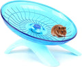 Plastic Hamster Wheel - Silent Running Exercise Wheel for Syrian Hamster, Hedgehog, Gerbils, Mice, Guinea Pig, Chinchilla, Small Animals, Pets, 7 Inch