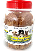 PCI Pet Center, Inc. Chicken Breast Cutlets for Dogs - 100% Natural Dehydrated Dog Treats - Single Ingredient, Premium Quality - Zero Additives or Artificial Colors - Made in The USA - 1lb