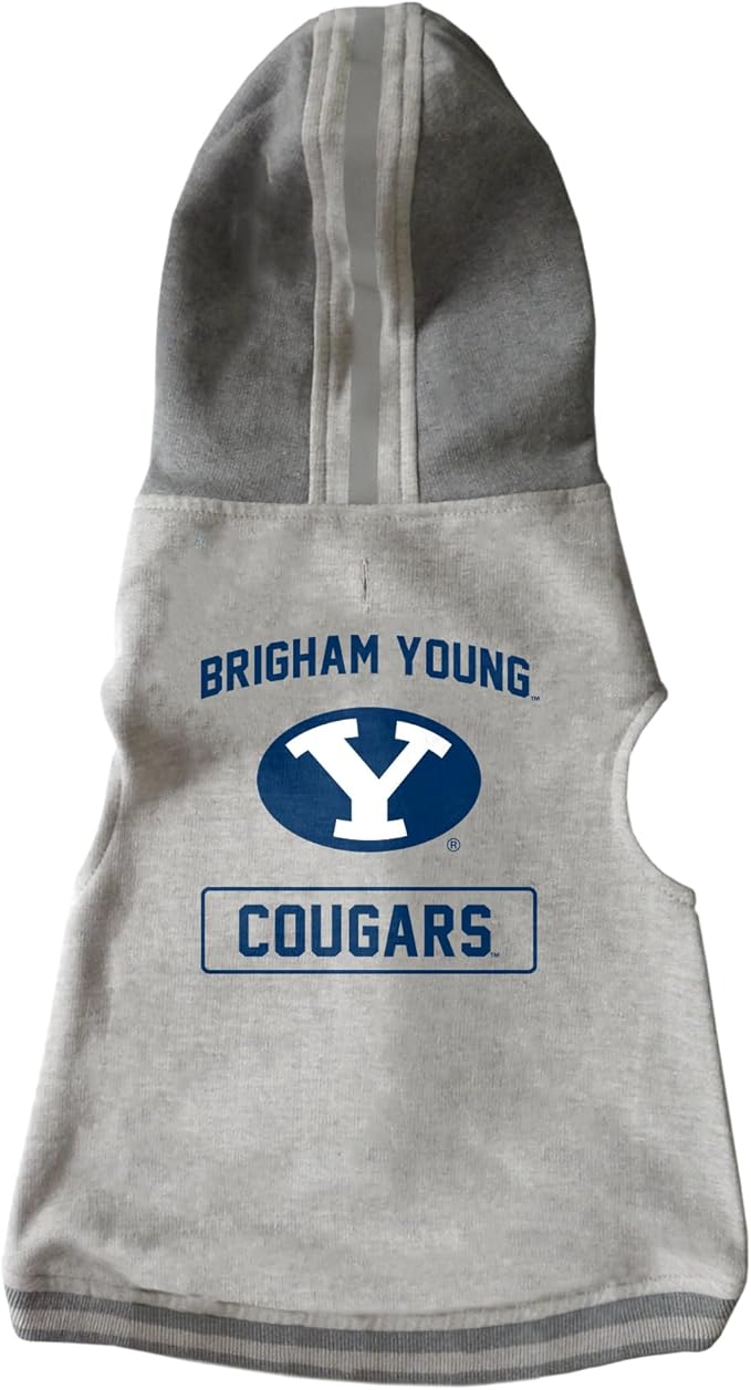 Littlearth NCAA Unisex NCAA Pet Hooded Crewneck with Team Logo and Name