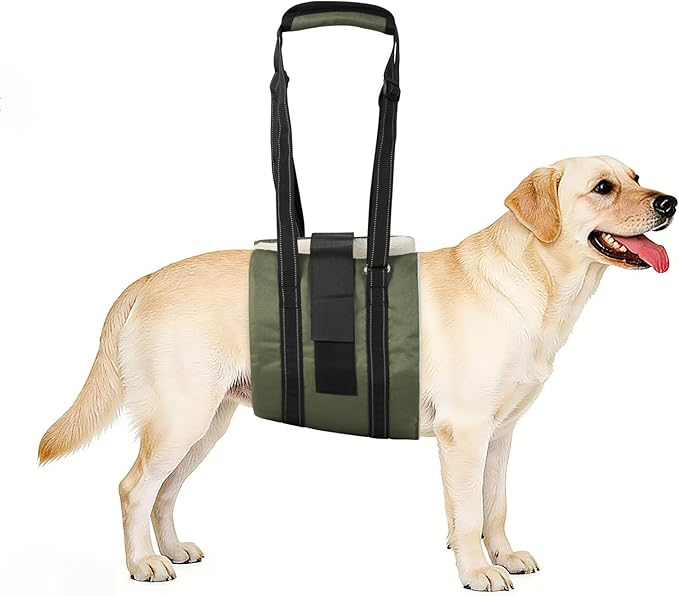 Dog Sling Adjustable Dog Lift Harness: Hip Support Sling for Dog, Dog Rehab Harness for Weak Rear Legs, Helps Disabled, Senior, Injured, and After ACL Surgery Dogs, Extra Large Dogs