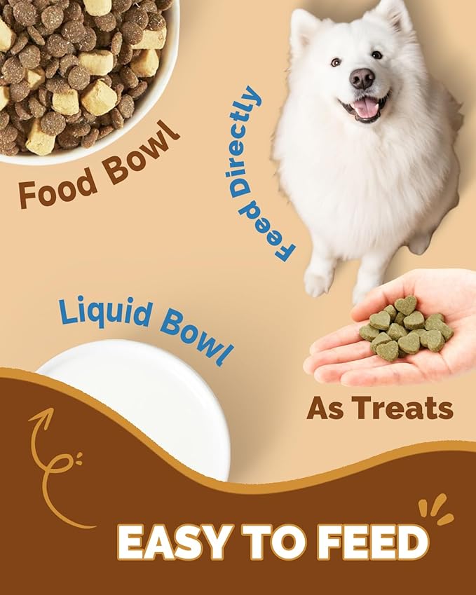 Mushrooms for Dogs - Turkey Tail Mushroom for Dogs - Gut, Skin, Joint, Immune Health- Dog Lumps & Bumps - 13 Organic Mushrooms Turkey Tail, Reishi, Lions Mane, Glucosamine, MSM - Chicken Flavor