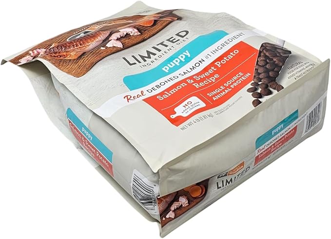 SIMPLY NOURISH Puppy Salmon and Sweet Potato Dry Dog Food, 4 Pound Bag