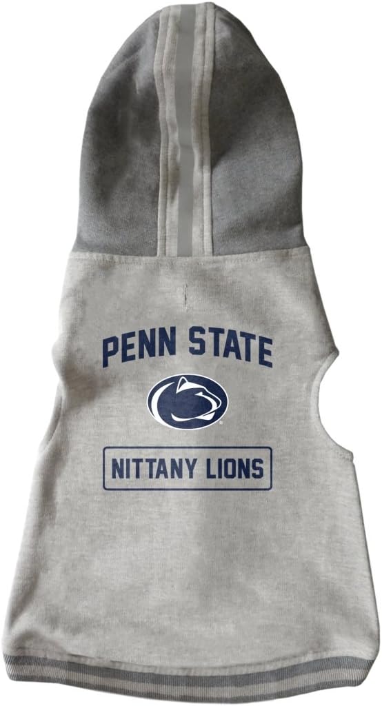 Littlearth NCAA Unisex NCAA Pet Hooded Crewneck with Team Logo and Name