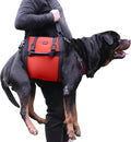 Dog Carry Sling, Emergency Backpack Pet Legs Support & Rehabilitation Dog Lift Harness for Large Dogs, Dog Carrier for Senior Dogs Joint Injuries, Arthritis, Up and Down Stairs (Red, XXL)