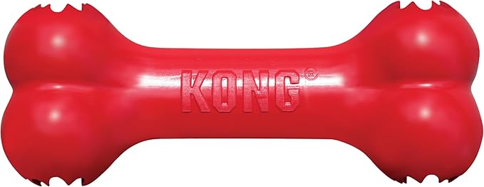 KONG Goodie Bone red rubber chew toy for large dogs
