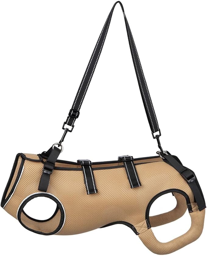 Adjustable Dog Harness for Elderly Pet with Padded Belt and Breathable Design Disabled Pet Lift Slings