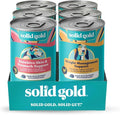 Solid Gold Wet Dog Food Variety Pack for Picky Eaters - Fit & Fabulous Chicken + Leaping Waters Chicken & Salmon Grain Free Canned Dog Food - Made with Real Protein for Sensitive Stomachs - 6 Pack