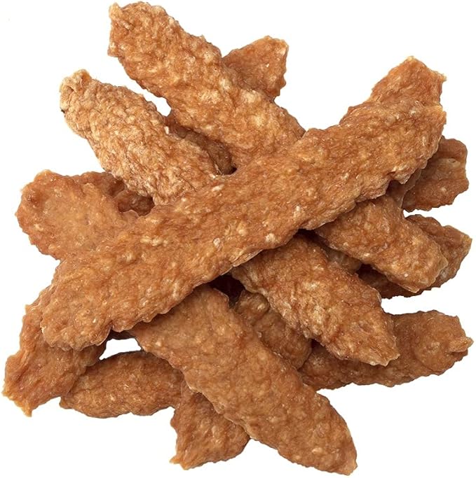 Preen Pets Chicken Breast Strips *Crunchy* Dog Treats – 100% USA Chicken Breast (1 Pound)