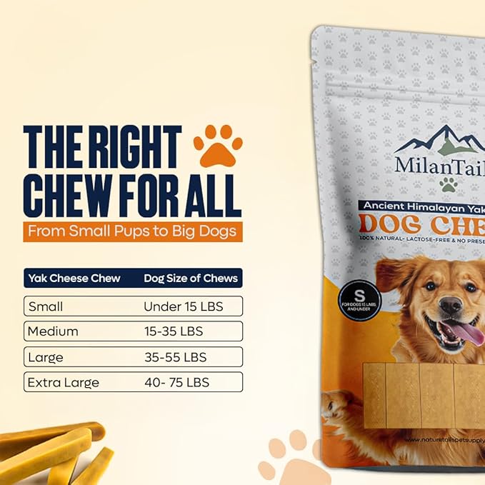Premium Gold Yak Cheese Himalayan Dog Chews, Dog Treats for Dogs, All Natural, High Protein, for Aggressive Chewers - 1 LB Bag (Small, 11 Pack)