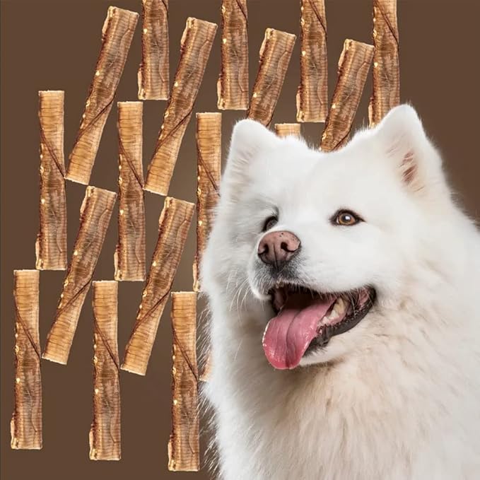ROAM Pet Treats Ostrich Bone for Dogs Pack of 2 for Medium and Large Breeds – Long Lasting Ostrich Trachea Dog Chews