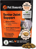 Cat Hip + Joint Health Chews – Crunchy & Creamy Cat Joint Support Supplement - Glucosamine, Chondroitin & Omega-3s – Supports Mobility, Flexibility & Comfort for Indoor & Outdoor Cats (Chicken 90-Day)