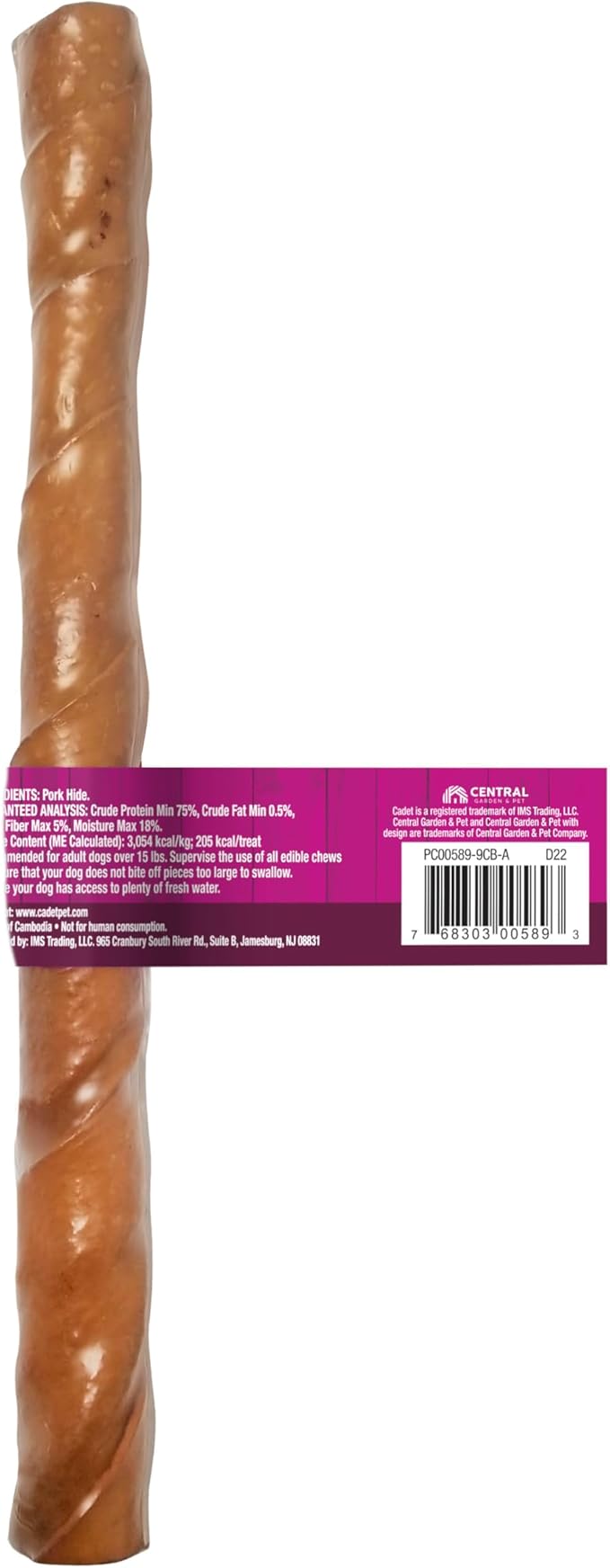 Cadet Gourmet Pork Hide Rolls (1 Count)