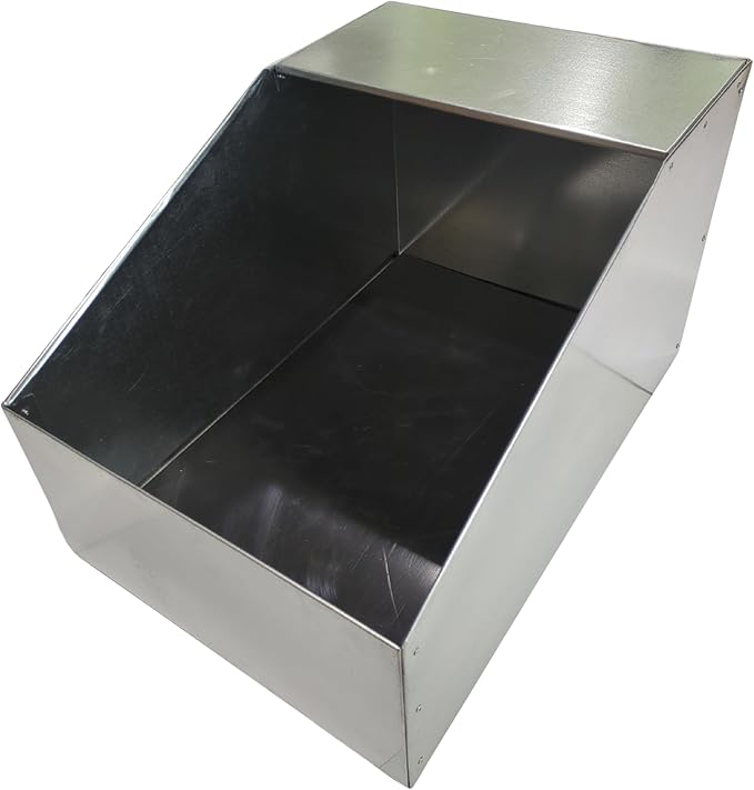 XL Rabbit Nest Box – Galvanized Metal, Removable Floor – Durable, Easy to Clean, Chew-Proof, Nesting Box for Large to Giant Breeds - Rabbit Breeding, Indoor & Outdoor Use, Ideal for Homesteaders