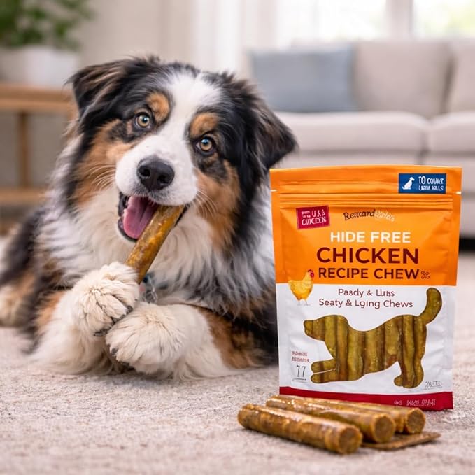 Hide Free Chicken Recipe Chews, 10 Count