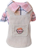 Dog Dresses for Small Dogs Girl Summer Puppy Cute Clothes Outfit Apparel Female Suspender Skirt Pup Yorkie Clothing Breathable Pet Dress for French Dogs Chihuahua