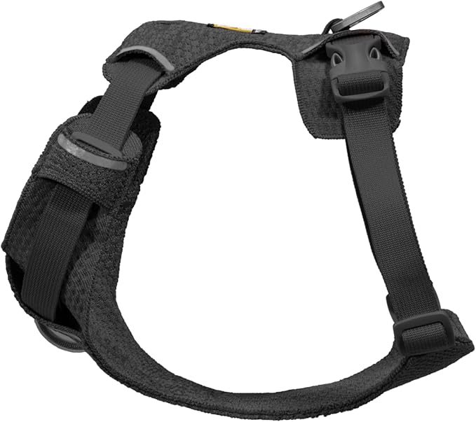 Ruffwear, Front Range Flex Dog Harness, Engineered Knit Construction for Ultimate Fit and Mobility, Lightweight Flexible Everyday Harness with Dual Leash Clips, Basalt Gray, Large/X-Large
