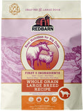 Redbarn Whole Grain Large Breed Dog Food Kibble - Beef & Lamb Recipe - Made in USA No Chicken Recipe with Functional Ingredients to Support Healthy Heart, Joints, Digestion, Skin & Coat - 28lb