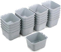 The ROP Shop 24-Pack - Gray Cage Cups for Feed & Water for Poultry, Ducks, Birds, Hamsters