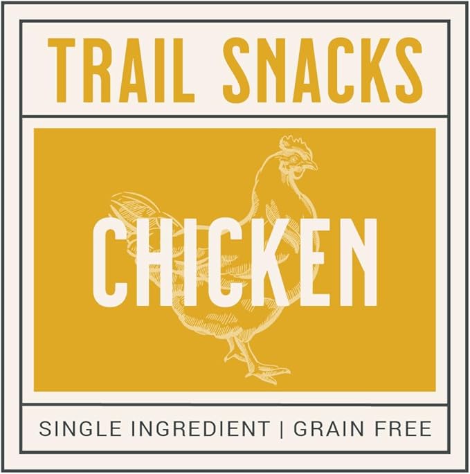 MONTANA DOG FOOD CO. Freeze-Dried Chicken Breast Dog Treats (Trail Snacks) – 100% All- Natural Freeze Dried Dog Treats, Single Ingredient, High Protein, Grain-Free, Made in USA – 3 oz Bag