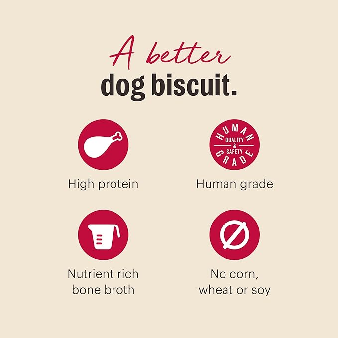 The Honest Kitchen Human Grade Dog Treats Bone Broth Bites: Roasted with Beef Bone Broth & Sweet Potatoes, 8 oz Bag
