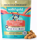 Solid Gold Freeze Dried Dog Food - W/Real Beef, Pumpkin & Superfoods - Freeze Dried Raw Dog Food Toppers for Picky Eaters to Serve as a Nutrient-Dense Meal Topper or High Protein Treats - 12oz