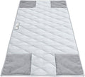 Paw Inspired PopCorner Guinea Pig Cage Liners | Washable Fleece Bedding or Pet Bed Mat for Small Animals | Super Absorbent Pee Pad with Reinforced Corners and Waterproof Bottom (Midwest, Light Gray)