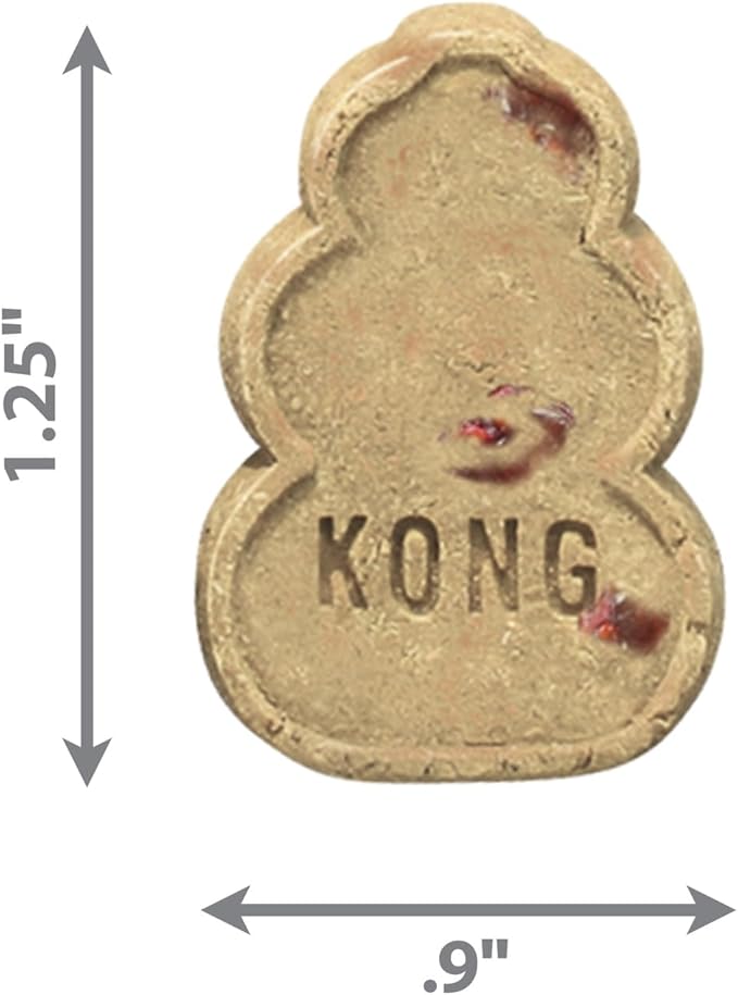KONG Snacks Dog Treats – 2-Pack | All-Natural, Made in USA, Fits Classic Toys, No Wheat, Corn or Soy (Small, Bacon & Cheese)