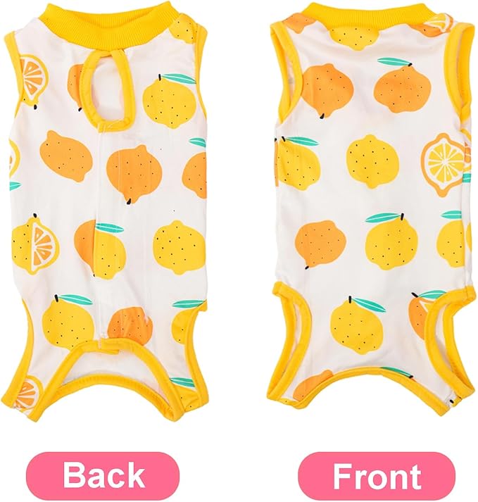 Cat Recovery Suit Cat Onesie for Cats After Surgery, Breathable Cats Surgery Recovery Suit for Female Spay & Abdominal Wounds, Kitten Surgical Onesie Body Suit Anti Licking Cone Alternative