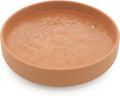 Should We Go? Dog Water Bowl - The Perfect Dish No-Spill, Less Mess Non-Tippable Water & Food Bowl, Silicone with Suction Cup, Fits 2 Cups 6” Across x 1.25” Tall, Ideal for All Pets, Small-Terracotta