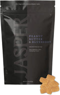 Jasper Oven-Baked Dog Treats – Natural Grain-Free Snacks for All Breeds – 5oz Bags (Assorted Flavors) (Peanut Butter & Blueberry)