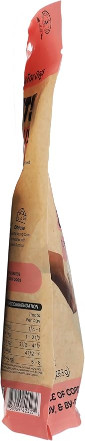 Wet Noses Moments Soft & Chewy Dog Treats – All-Natural, Human-Grade, Non-GMO, Healthy Training & Delicious Snacks for Dogs, for All Dog Sizes & Breeds – Cheesy Bacon, 10oz (Single Pack)