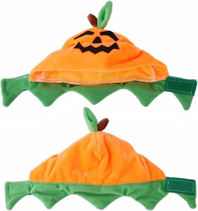 Cat Halloween Hat Small Dogs Pumpkin Costume Pet Party Hat