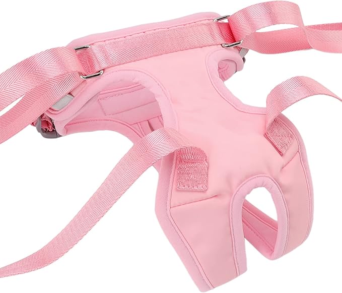 Adjustable Dog Lift Harness, Dog Hind Leg Support Sling Vest with Padded Handle for Senior Disabled Dogs, Removable Cover Mobility Aid for Car and Walk Assistance (L)