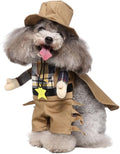 Puppy Western Cowboy Dog Costume, Pet Cosplay Clothes Halloween Christmas Funny Party Costume for Cats and Small Dogs