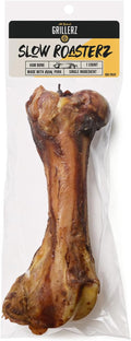 Scott Pet Grillerz Vacuum Sealed Ham Bone, 1 Count, Rawhide Free, All Natural Treat for All Breeds, Long Lasting, Easy to Digest, Dog Chew for Healthy Teeth