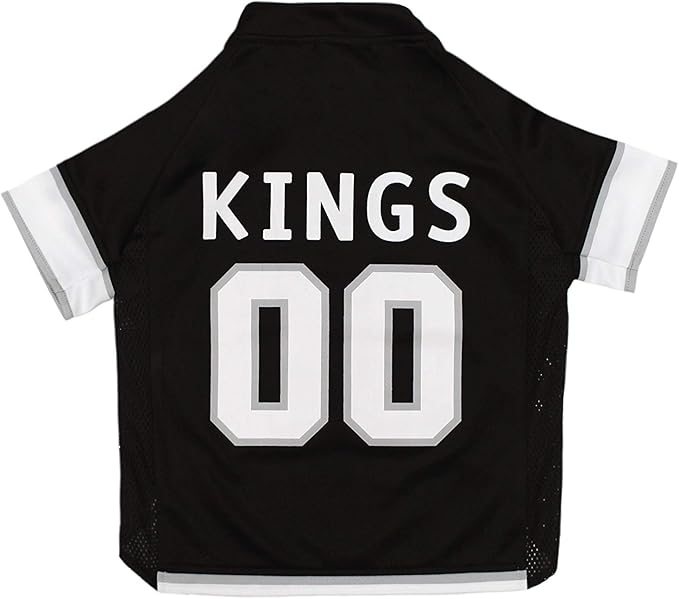 Pets First NHL Los Angeles Kings Jersey for Dogs & Cats, X-Small. - Let Your Pet Be A Real NHL Fan!