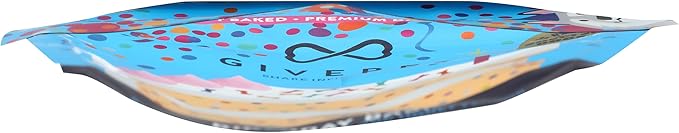GivePet Birthday Bash Dog Treats 6 Oz -Training Treats, No Artificial Flavors - Applesauce, Rolled Oats & Honey Snacks -Treat Bag