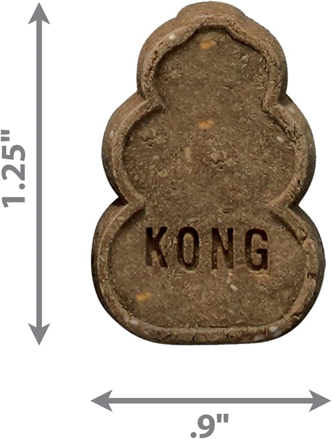 KONG Snacks Dog Treats – 2-Pack | All-Natural, Made in USA, Fits Classic Toys, No Wheat, Corn or Soy (Small, Peanut Butter)