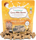 CocoTherapy Coco-Milk Bones Dog Treat (Ginger Snaps) 6 Oz.