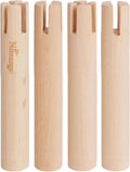 Niteangel Set of Beech Stilts for Elevating & Safely Setting Niteangel Multi-Chamber Series Maze House (Set of 4 Stilts (5.9'' H))