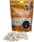 Freeze Dried PureBite Toppers Snacks for Dogs & Cats Boosting Nutrient Intake in Raw or Kibble-Fed Pets, Ideal for Picky Eaters and Training (2.0 oz, Chicken Powder & Chunks)